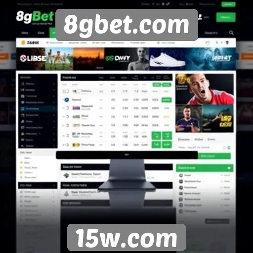 Experiência do usuário no site 8gbet